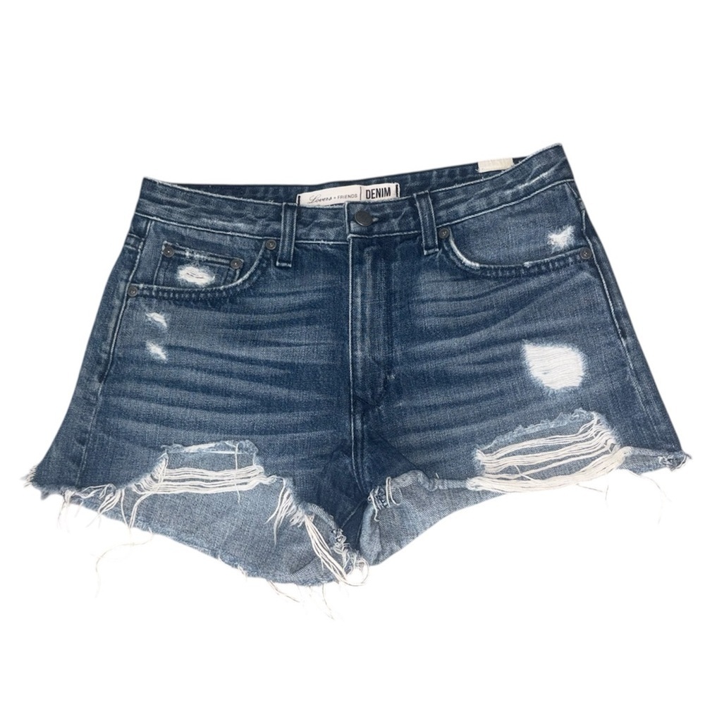 Lovers & Friends Jack High Rise Jean Shorts in Ravenna - Size 28